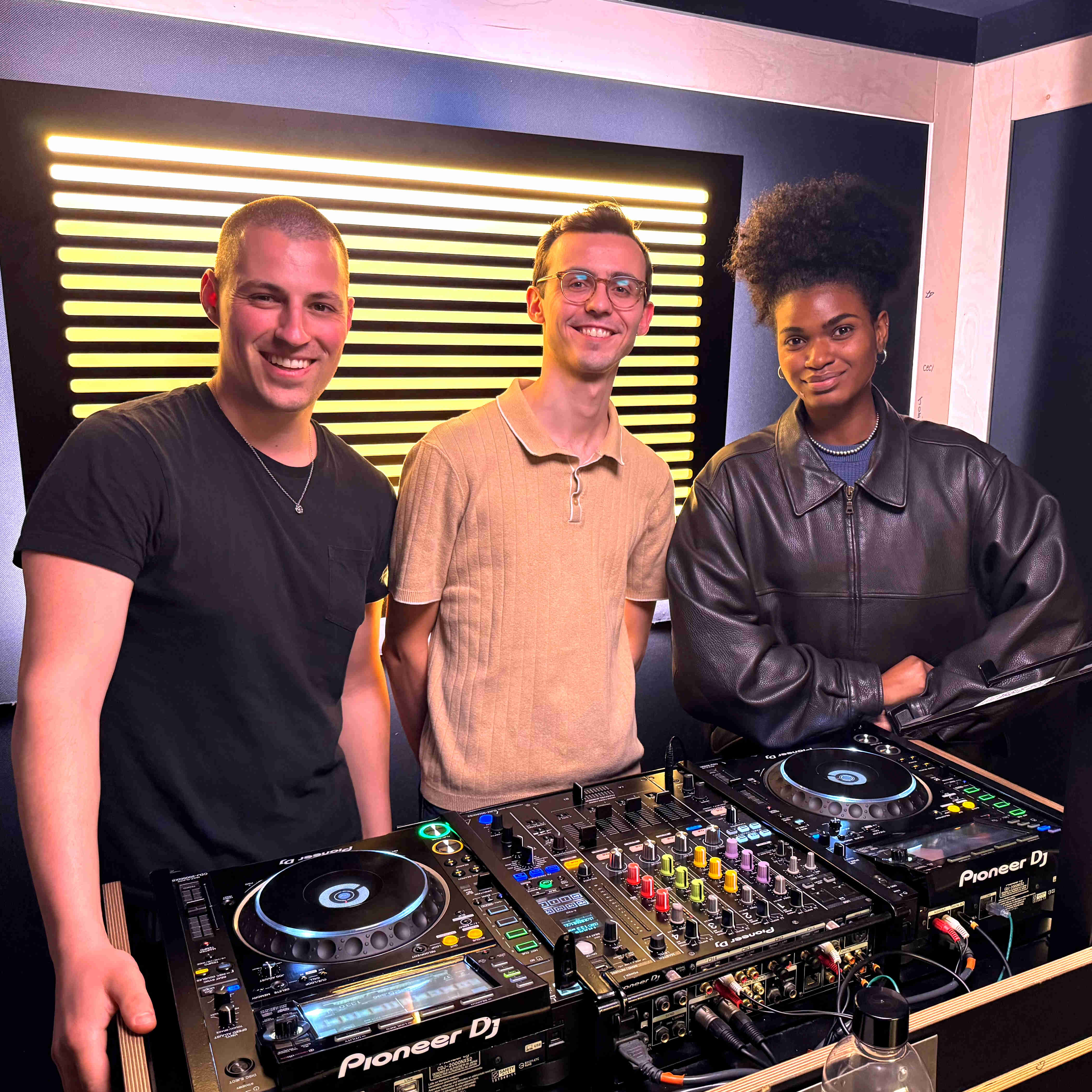 DJ Workshop with Nick and two new students